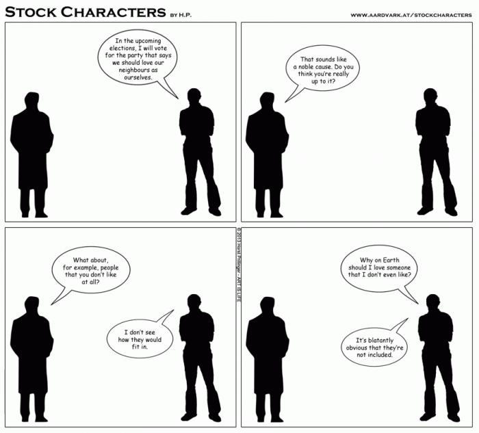 Stock Characters - An almost daily comic strip by Horst Prillinger